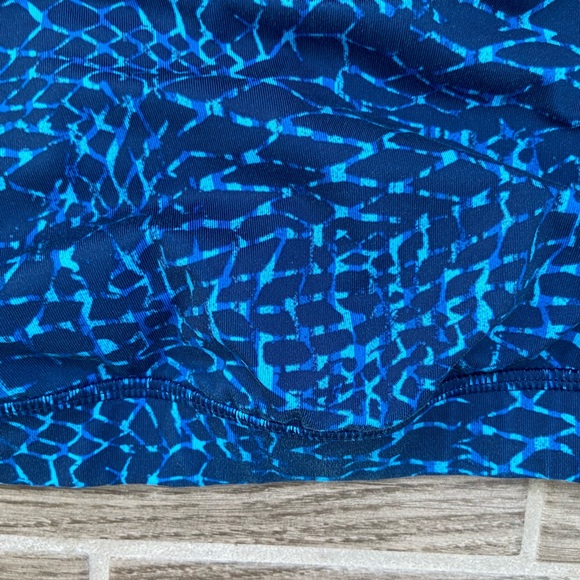 Blue electric Lululemon Strappy Back Sports Bra - Picture 2 of 6